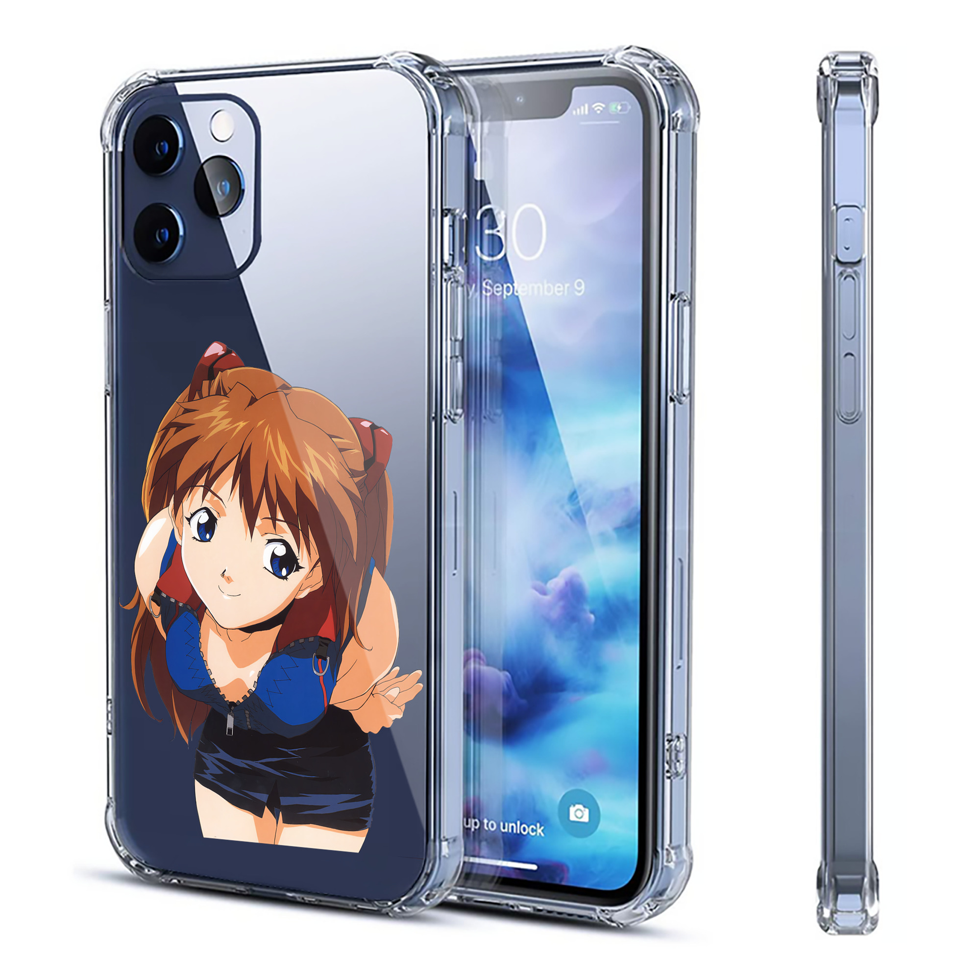 （画像用） EVA 新世紀エヴァンゲリオン 【iPhone 12シリーズ対応】透明スマホケース（クリアソフトケース）